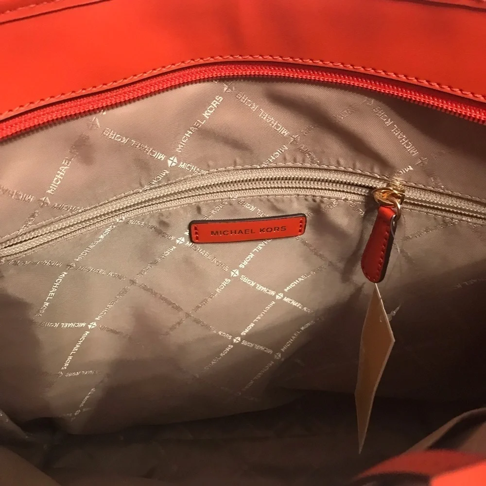 NWT Michael Kors The Michael Ombré Straw Tote Bag